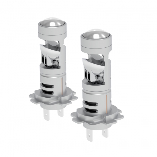 Комплект светодиодных ламп SVS H7/H18 серии Compact Light mini lens (3570CSP/2500Lm/6000K/12V/25W)