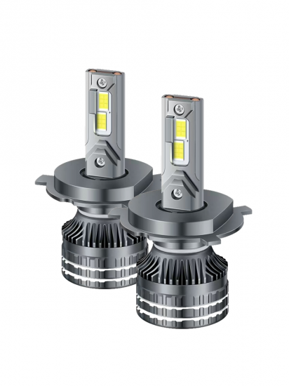 Комплект светодиодных ламп SVS H4/H19 серии ActiveLight mini (3570CSP/4500Lm/6000K/12-24V/50W,кулер)