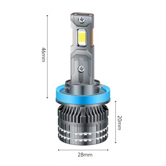 Комплект светодиодных ламп SVS H8/H9/H11 серии ActiveLight mini (3570CSP/4500Lm/6000K/12-24V/50W)