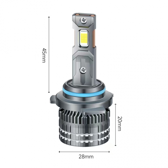 Комплект светодиодных ламп SVS HB3 серии ActiveLight mini (3570CSP/4500Lm/6000K/12-24V/50W,кулер)