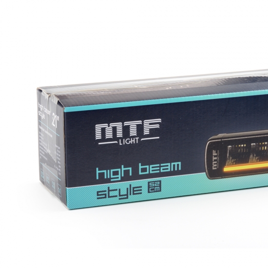 Светодиодная фара дальнего света MTF LIGHT серия HIGH BEAM STYLE, 12/24V, 105W, 6300LM, 5500K, 21, IP68, ECE R10, шт.