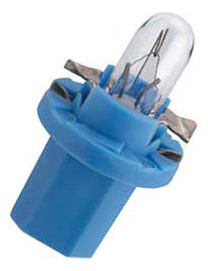 Лампа 17027 BAX 12V-1,2W (BAX8,4d) light blue NARVA