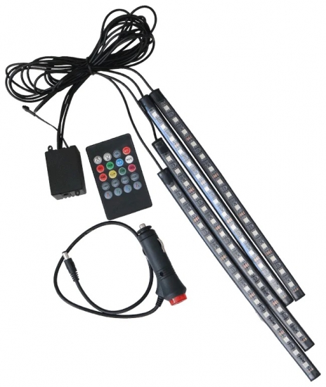LED 15 Светодиодная автомобильная подсветка салона RGB 15 светодиодов