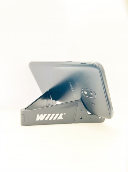 DST-104-HOOK-B Подставка для смартфона черная складная настольная WIIX