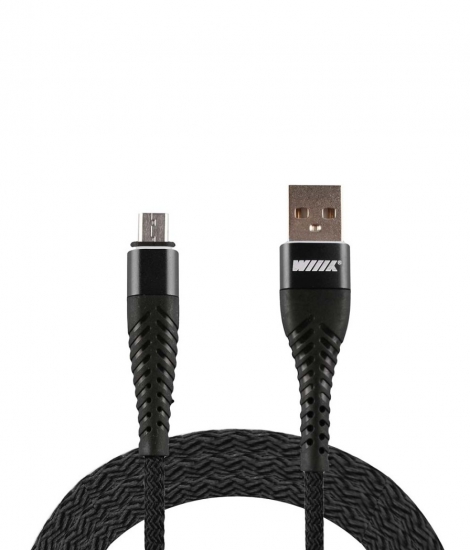 CB725-UMU-10B Data-кабель микро-USB черный 1м WIIX 