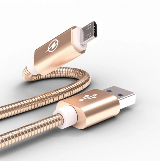 CB520-UMU-10G Data-кабель микро-USB золотой 1м WIIX 