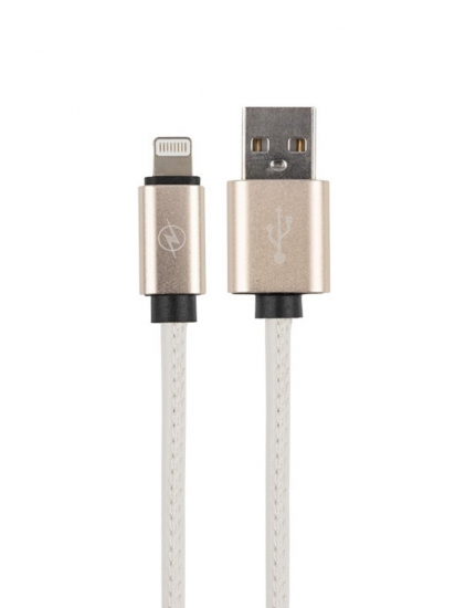 CB810-2A-U8-LR-10W Кабель Lightning белый эко-кожа WIIX
