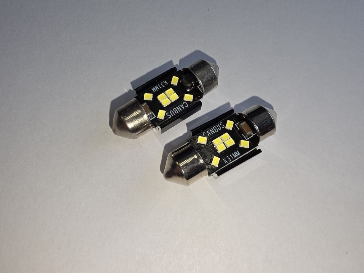 T11-8-31(12/24) NONPOLAR Лампа светодиодная 12/24V 31mm CAN 2.5W 5000K