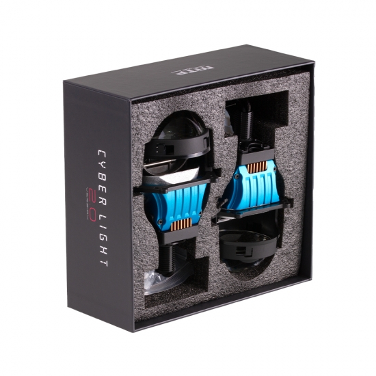 Модули MTF LIGHT линзованные Bi-LED серия CYBER LIGHT 2.0, 12В, 54/67Вт, 5500К, 3 дюйма, 2шт.