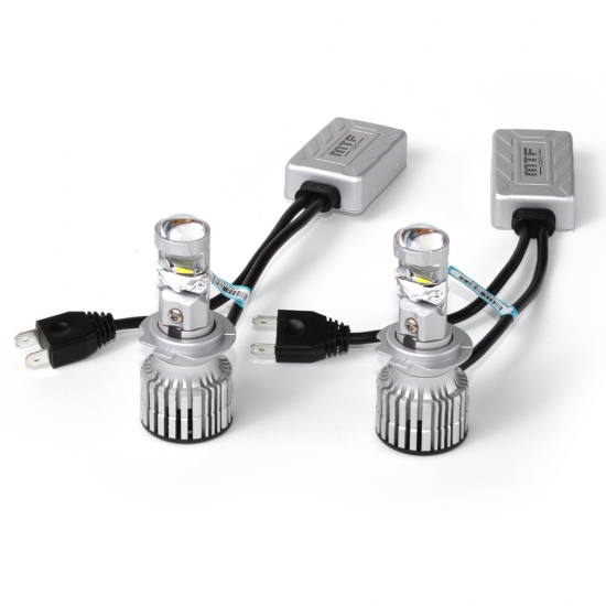 Светодиодные линзы MTF LIGHT серии MiniLENS PRO H7/Н18, 12/24V, 55W, 6000K, 4000LM, 2шт.