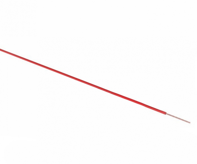 01-6524 Провод ПГВА 1*1.00 мм (бухта 100 м) красный REXANT
