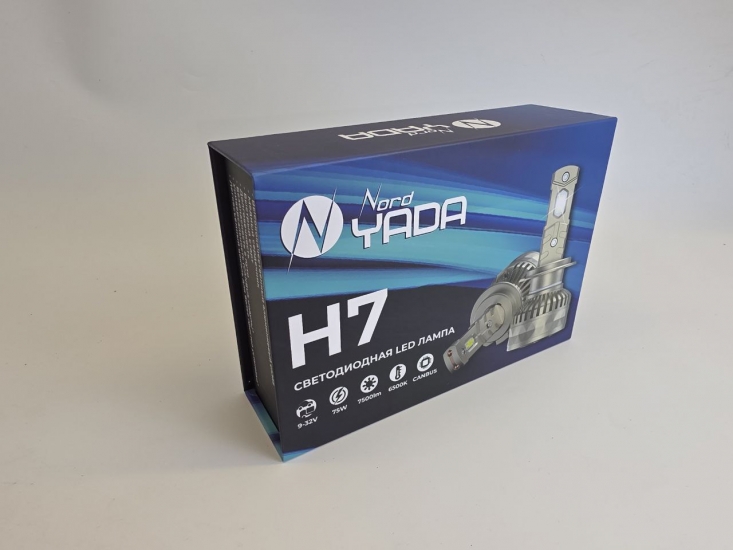909843 Светодиодная лампа гоовного света H7 9-32V 75W 7500Lm 6500K TM Nord Yada