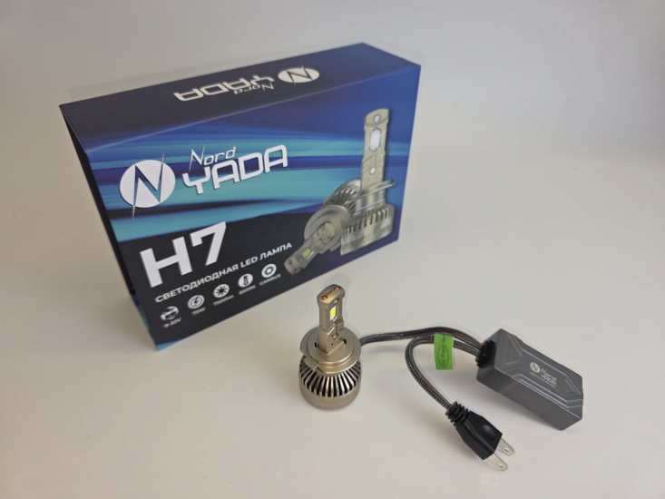 909843 Светодиодная лампа гоовного света H7 9-32V 75W 7500Lm 6500K TM Nord Yada