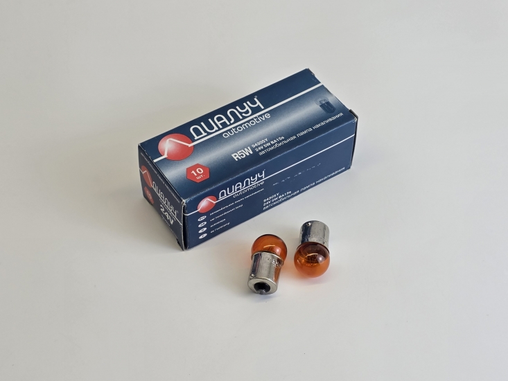 ЛЧ304-Ж Автолампа R5W 24V 5W BA15s Диалуч (МС)