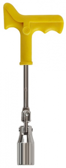 A1011 Ключ свечной шарнирный с резиновым уплотнителем, 21 мм