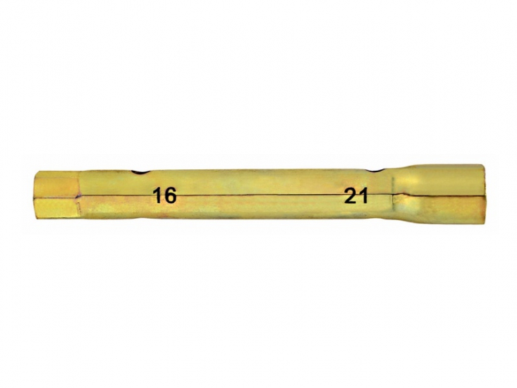 A1016 Ключ-трубка свечная, двухсторонняя 16 - 21 мм, длина 19,5 см