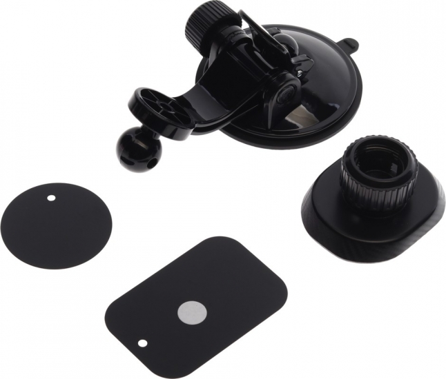 HT-410T13mg-KVADRO-B Держатель для смартфона магнитный, торпедо WIIX