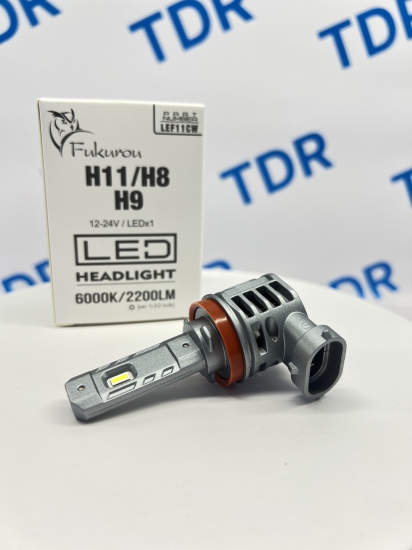 LEFB4CW FUKUROU LED H11/H8/H9/H16 12-24V 6000K 2шт