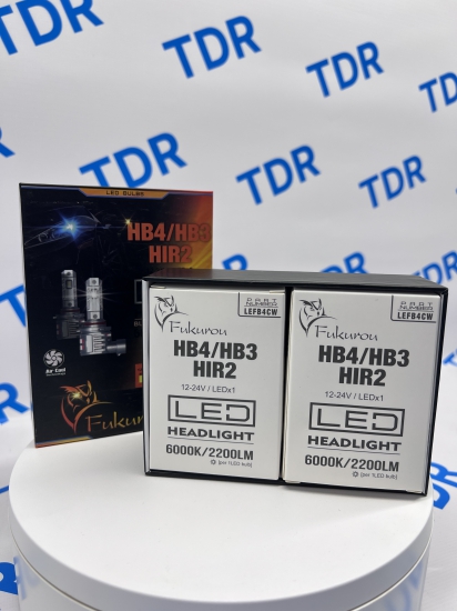 LEFB4CW FUKUROU LED HB4/HB3/HIR2 12-24V 6000K 2шт