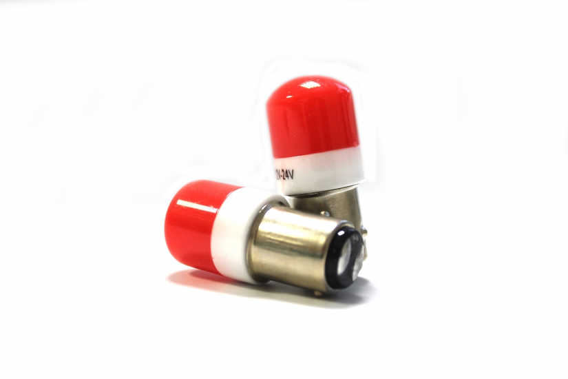 1157-Red-FL-02B 12-24V Лампа светодиодная (P21/5W) BAY15d красная TDR