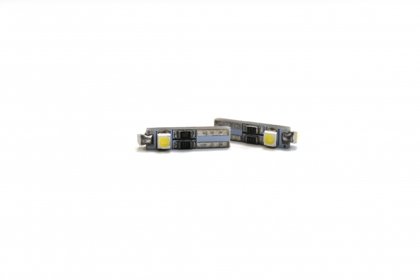 T5-3Smd White (с резистором) 12V