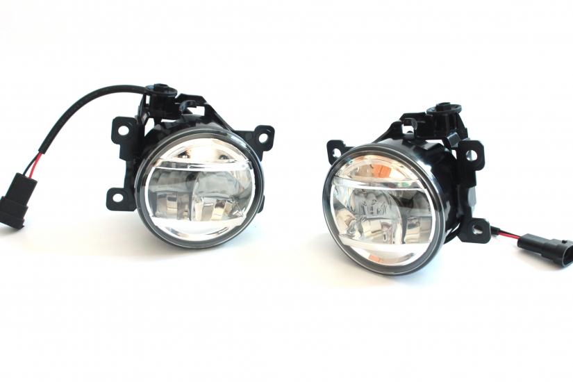 Противотуманные LED фары на Honda, Mitsubishi 10W (Крепление 881)