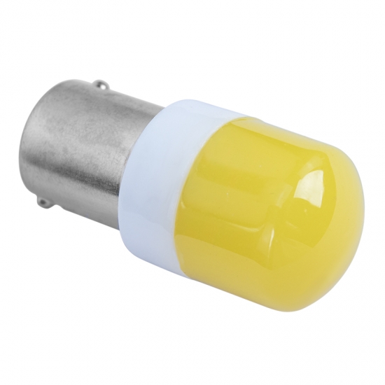 S0109-1Y 1156 Светодиодная лампа 12-24V, 4.9W, 3030, 6 диодов, желтый свет (2шт.)