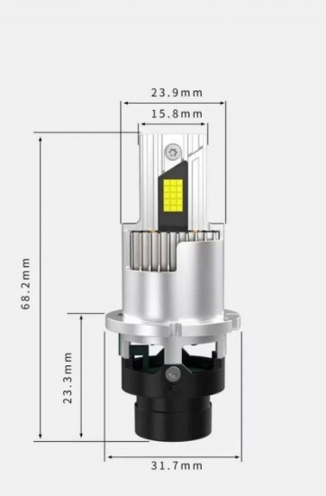 0240457519 Комплект светодидных ламп SVS D2 серии MaxLight D Compact (4575CSP/4000Lm/6000K//35W)