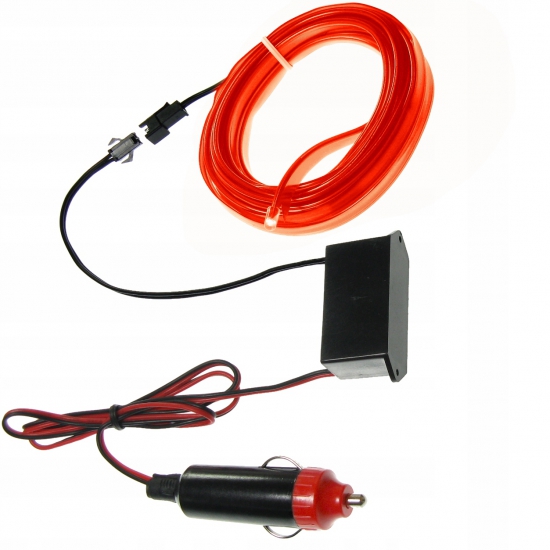 LGX-R3-24V Неоновая нить для подсветки салона 24V 3м красный цвет
