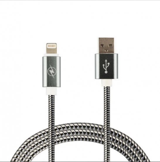 CB520-U8-10B Data-кабель Lightning черный 1м WIIX