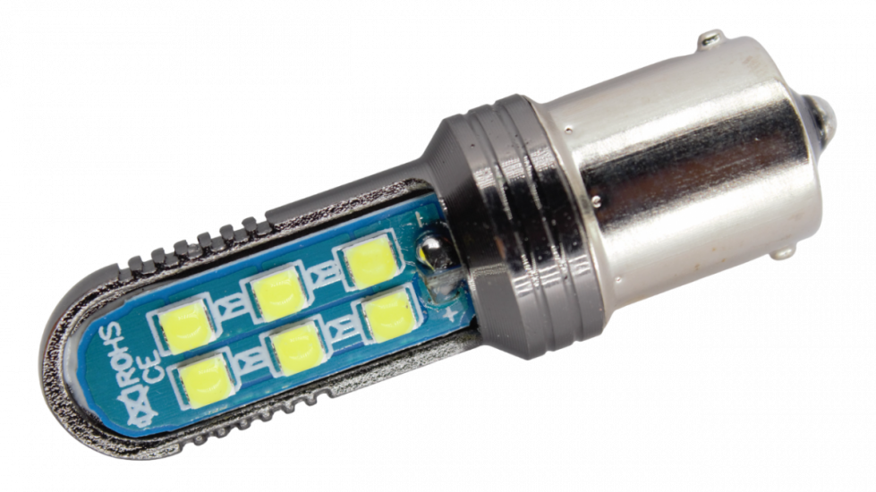 S0075-1W Cветодиодная лампа (12V-24V), 1 контакт (2 шт.)