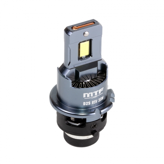 Светодиодные лампы MTF LIGHT серия LUXOPTIC OEM LED D2S, 35W, 4500LM, 6000K, штатный размер, к-кт.