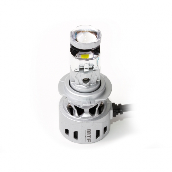 MLH7K5 Светодиодные линзы MTF LIGHT серии MINILENS H7, 12/24V, 55W, 6000K, 4000lm, комплект.