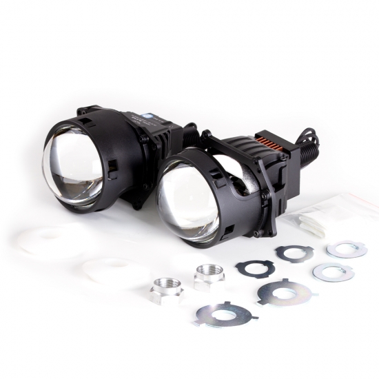 Модули MTF LIGHT линзованные Bi-LED серия CYBER LIGHT OEM 2.0, 12В, 54/67Вт, 5500К, 3 дюйма, 2шт.