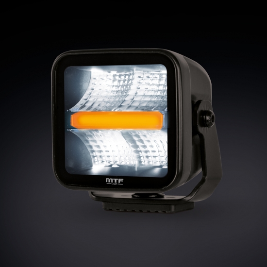 Прожектор светодиодный MTF LIGHT серия STYLE, 12-30V, 40W, 2450lm, ECE R10, с сигнальным/габаритным огнем.