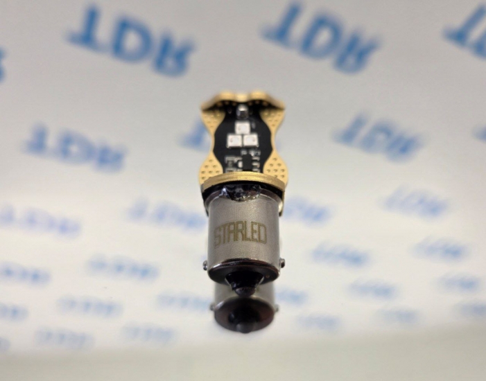 лампа светодиодная Starled S1-1156-3030-9NP24V Red (блистер 1 шт)