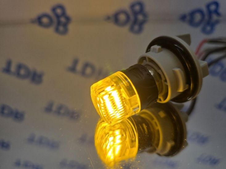 BS-1156-GC-16P12V Y лампа светодиодная P21W 11-18В Yellow (блистер 1 шт)