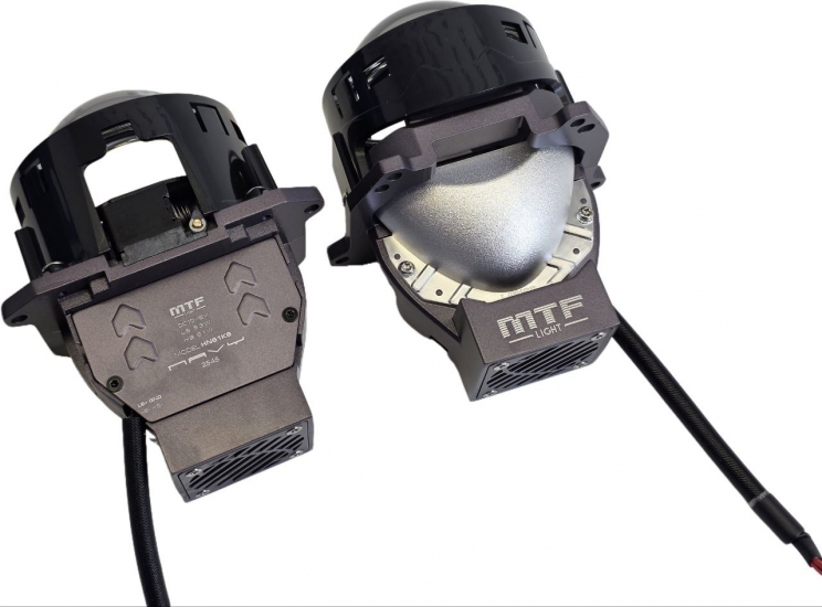 HN61K6 Светодиодные модули ближнего/дальнего света MTF Light серия NAVY, 12В, 53/61Вт, 6000К, 3, комплект.