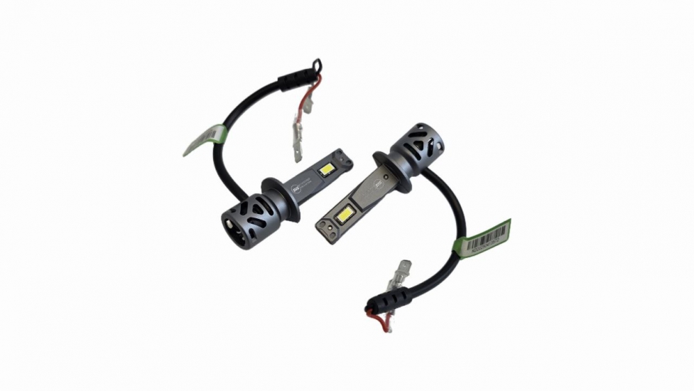 Комплект светодиодных ламп SVS H1 серии Compact Light (3570CSP/3000Lm/6000K/12V/30W,кулер)