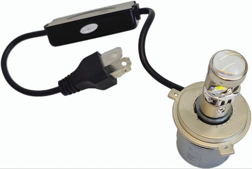 A80-H4 Лампа светодиодная (минилинза) 12V 6000K 30W Lm2500 White (к-т 2 шт.)