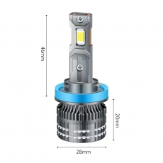 Комплект светодиодных ламп SVS H8/H9/H11 серии ActiveLight mini (3570CSP/4500Lm/6000K/12-24V/50W)