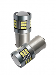 Светодиодные автолампы SVS ProLight lens P21W-1156/12-24V/6W/6000K/550Lm/Chip 2016-57SMD