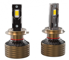 Комплект светодиодных ламп SVS H7/H18 серии MaxLight (4575CSP/6000Lm/6000K/12-24V/60W, кулер)