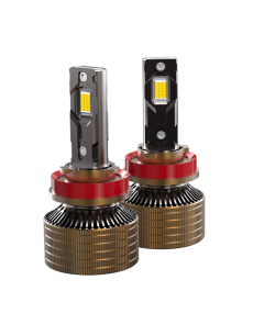 Комплект светодиодных ламп SVS H8/H9/H11 серии MaxLight (4575CSP/6000Lm/6000K/12-24V/60W, кулер)