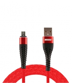 CB725-UMU-10R Data-кабель микро-USB красный 1м WIIX 