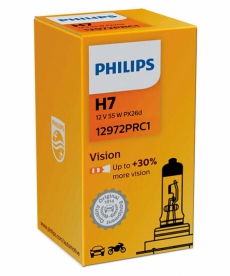 12972 PRС1 Автолампа 12V H7 PX26d 55W Premium +30% Philips (евро)