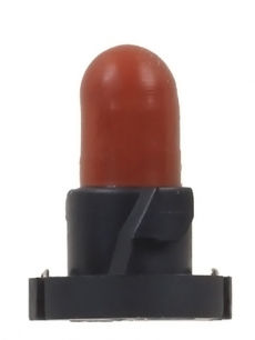 E1533 Лампа доп. освещения Koito 14V 80mA T4.2 - пластик. цоколь (красный) (кратность 10шт)