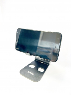 DST-101-B Подставка для смартфона черная складная настольная WIIX