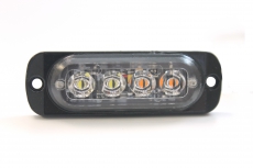 Габаритные фонари для грузовых авто, прицепов, спецтехники бело-желтый свет 12-24V (1 шт.)