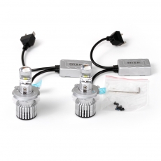 Светодиодные линзы MTF LIGHT серии MiniLENS PRO H4/H19, 12/24V, 35/55W, 6000K, 5500LM, 2шт.